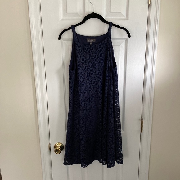 Luxology Dresses & Skirts - Blue lacy strappy dress
